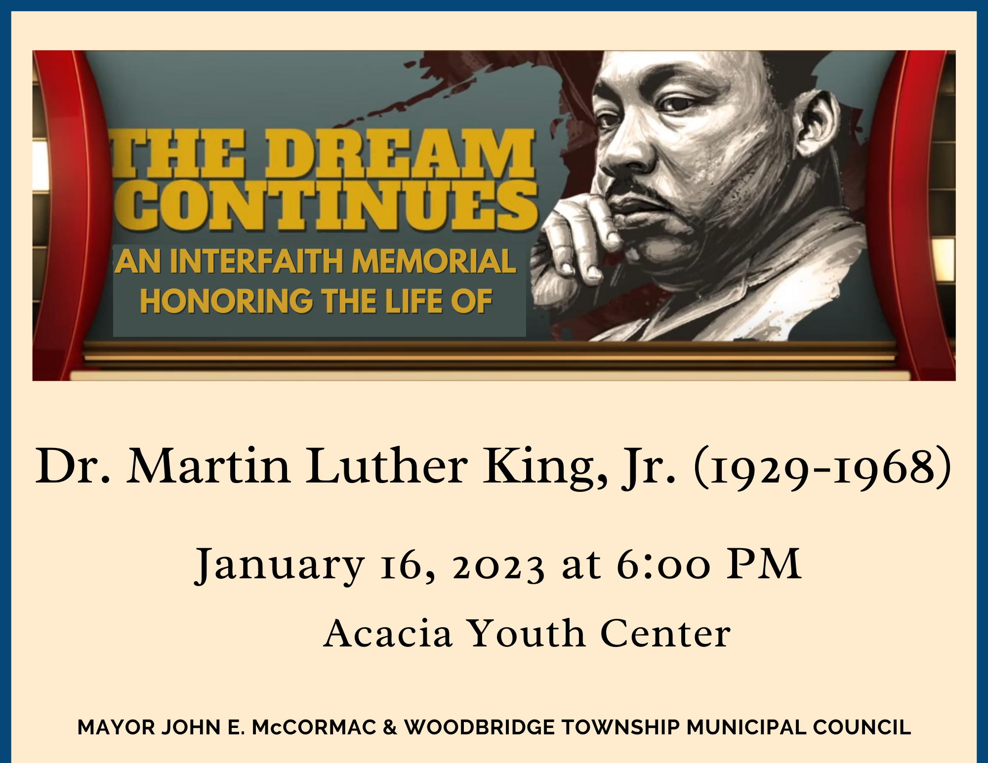 Outline for news and announcements MLK