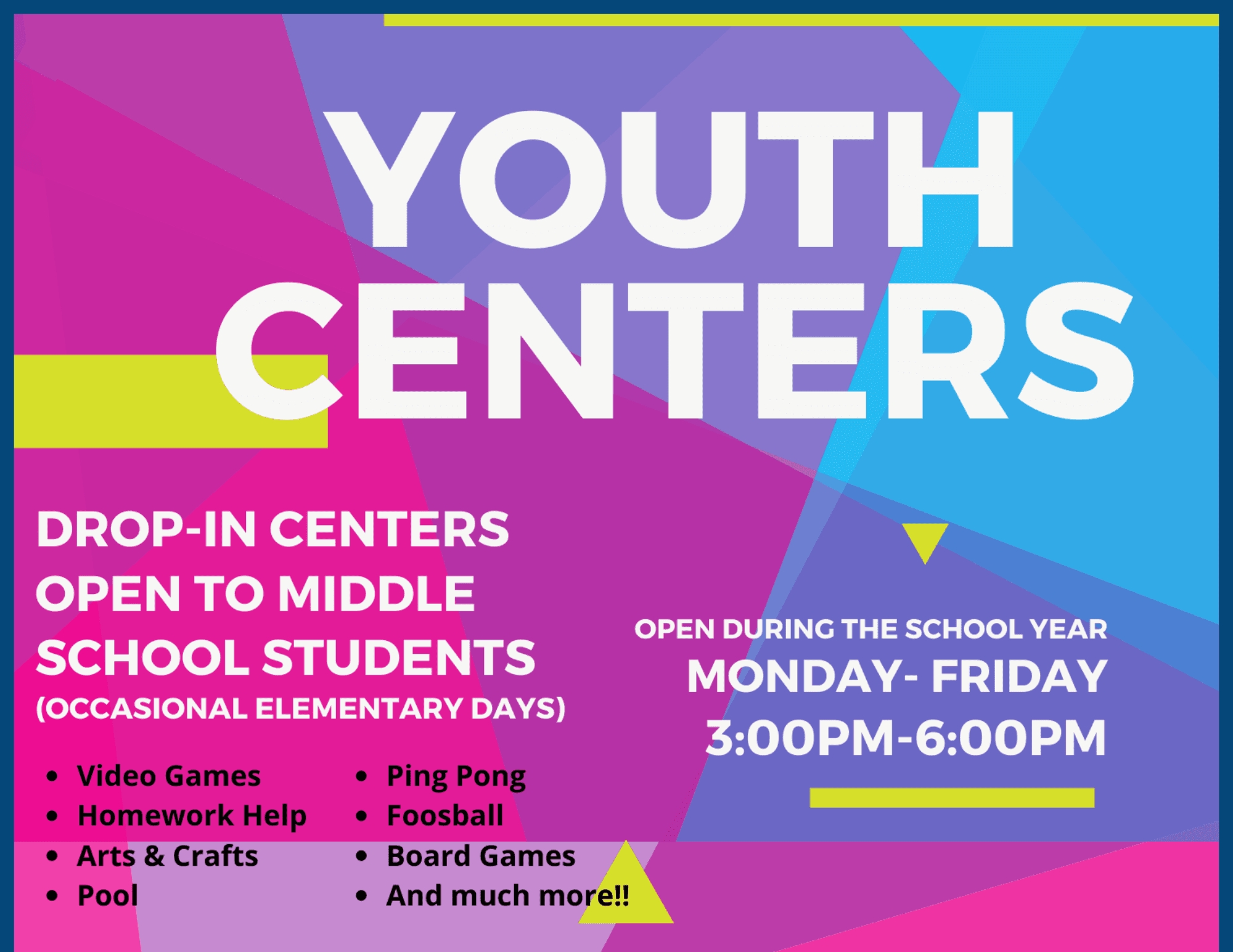 youth news and announcements