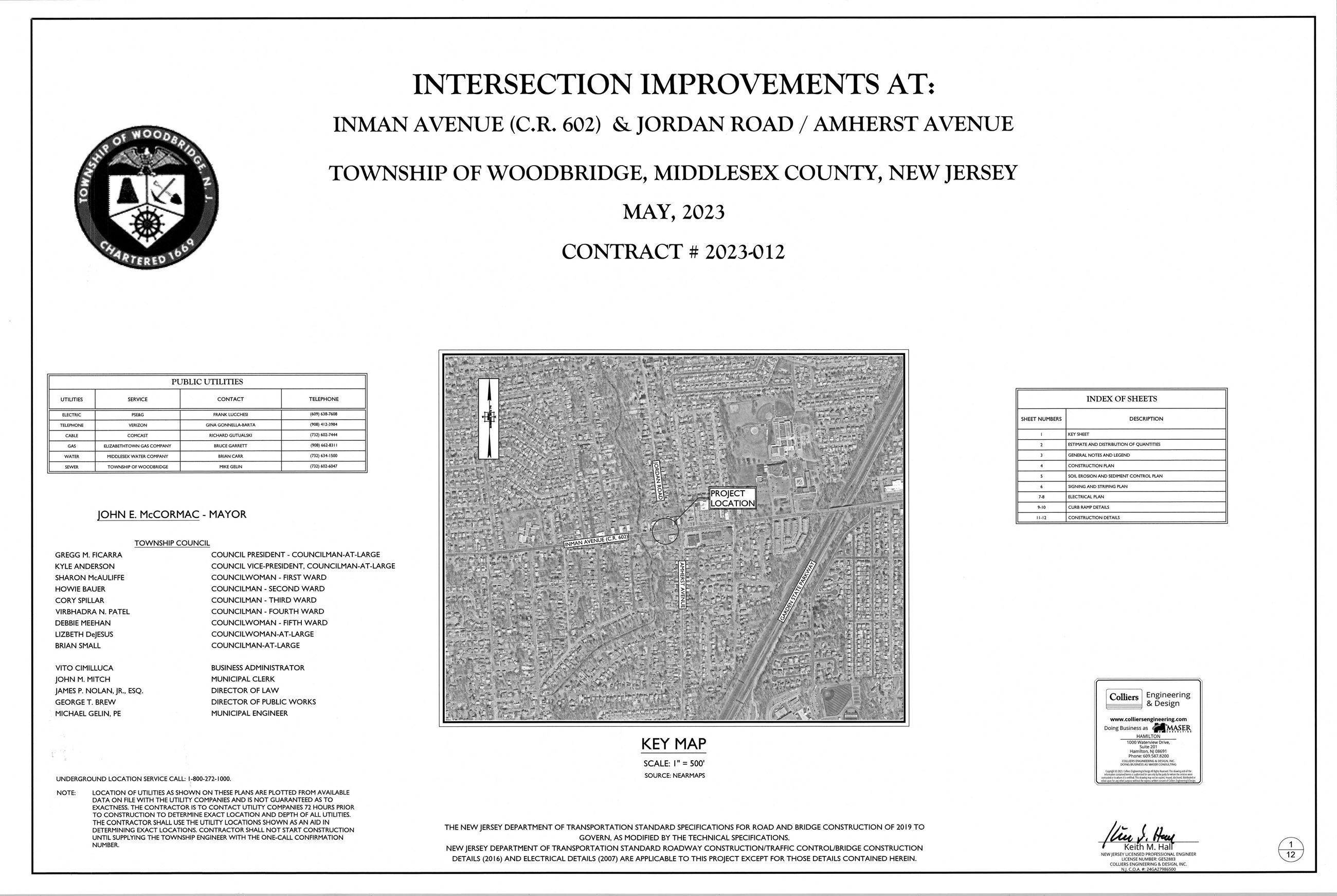 Inman/Jordan Traffic Signal Plans