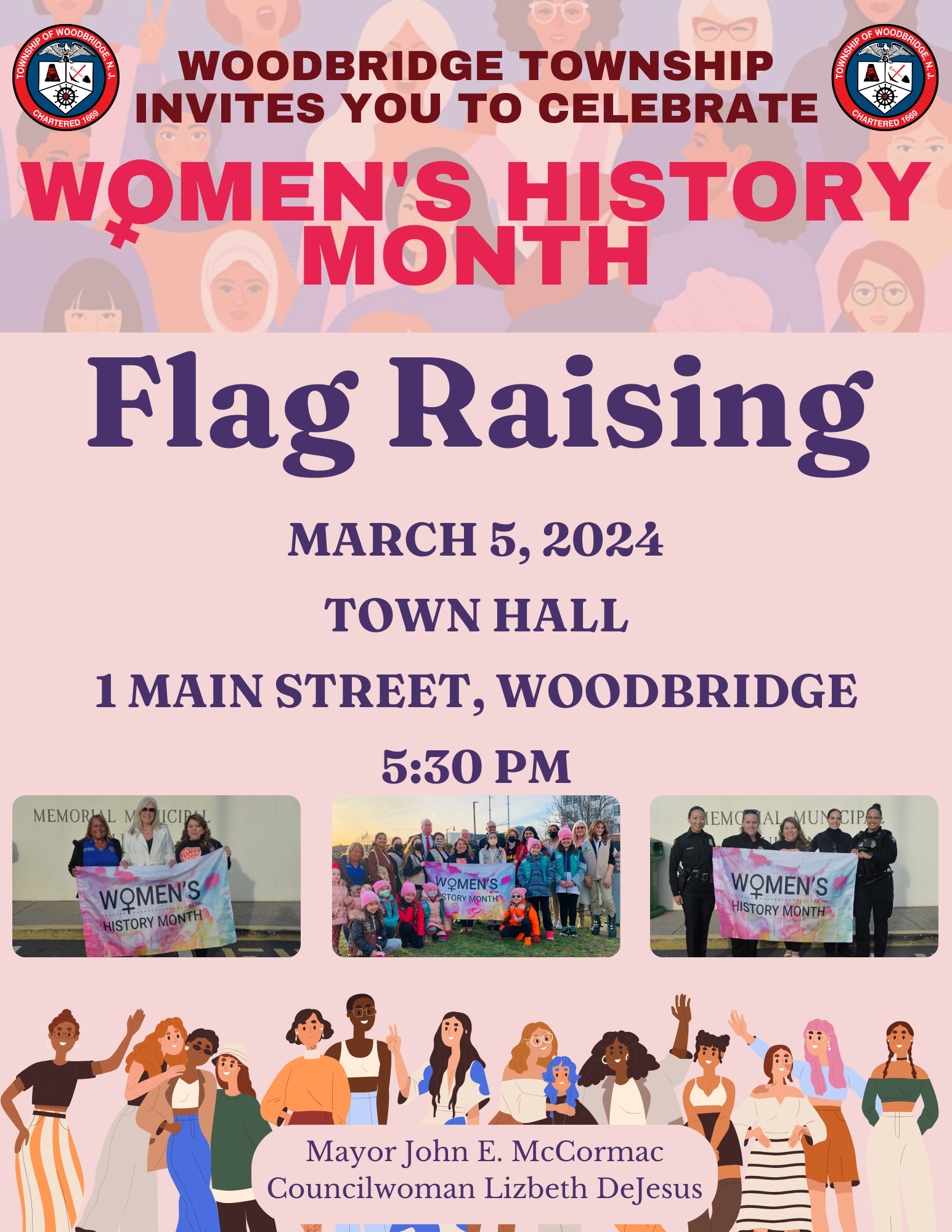 Women History Month Flag Raising