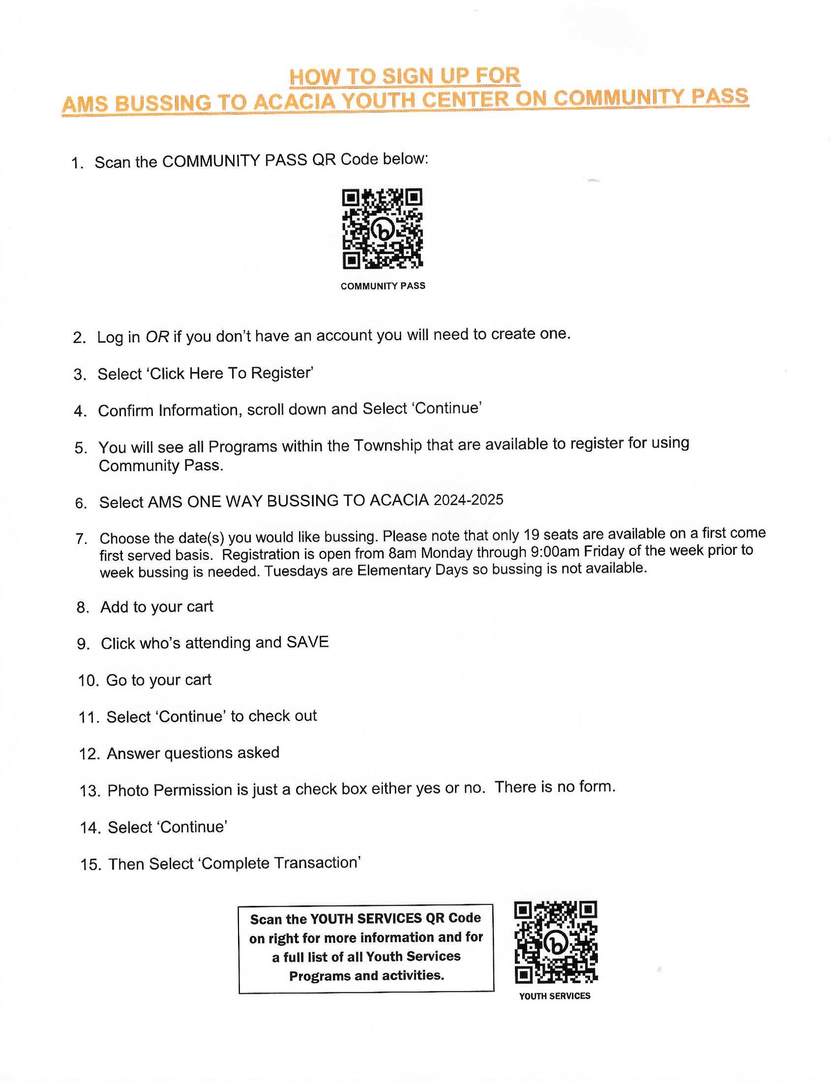 how to sign up for ams bussing