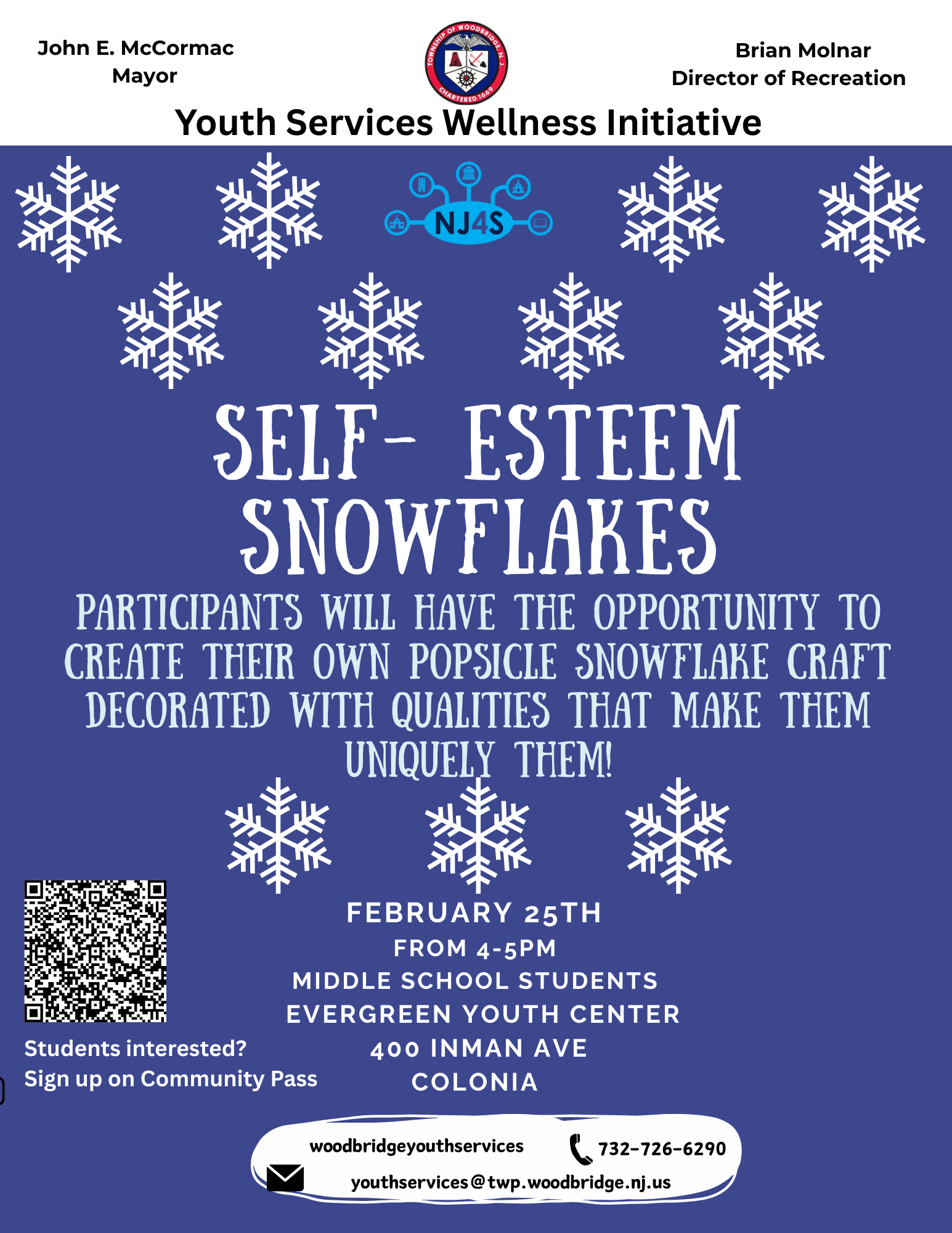 Self- Esteem Snowflakes