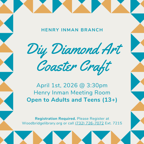 April Diamond Art Coaster Craft  Small PNG 2026