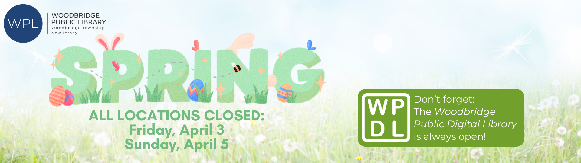 Easter Closing 2026