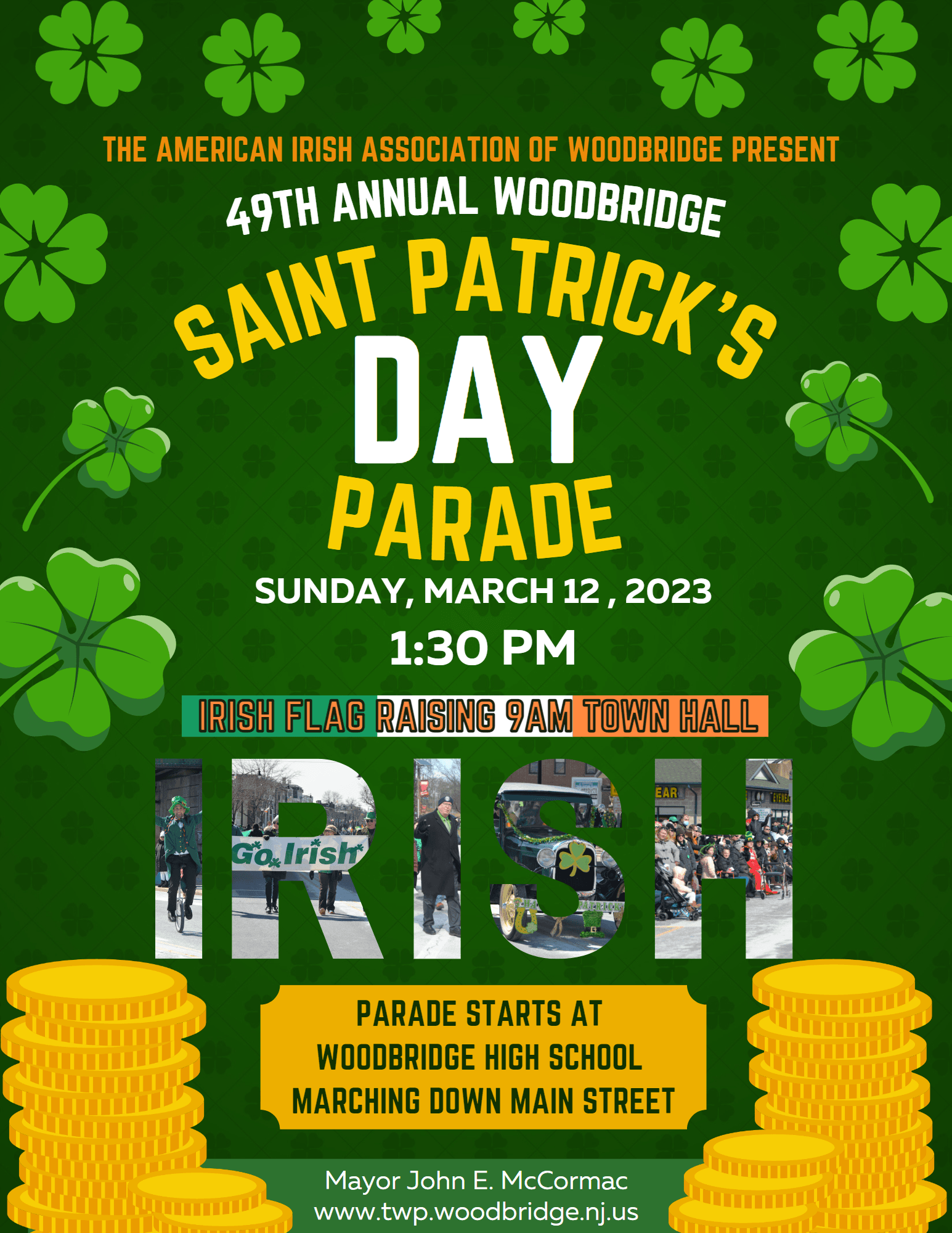 Saint Patricks Day Parade Flyer