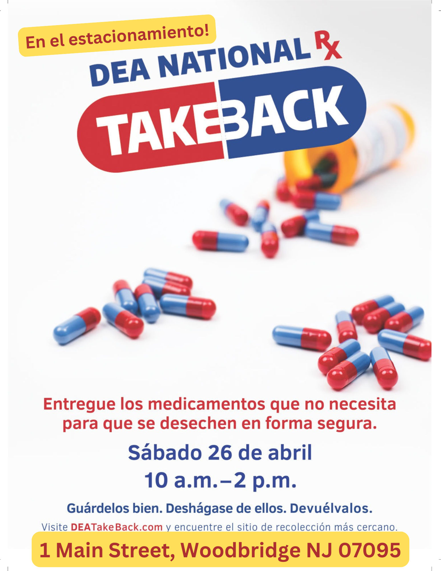 DEA Takeback 2025 ESP