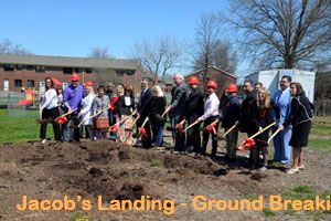 Jacobs Landing - Ground Breaking - Shovels - 4-13-17