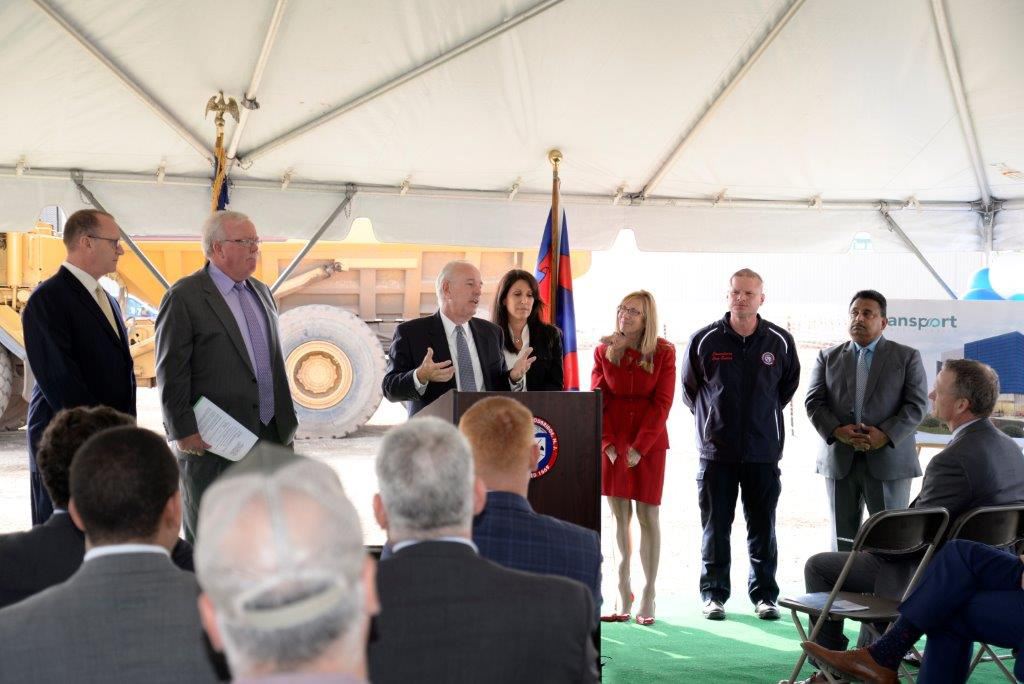 Transport CommerceCenter - Groundbreaking - Podium - 9-26-17